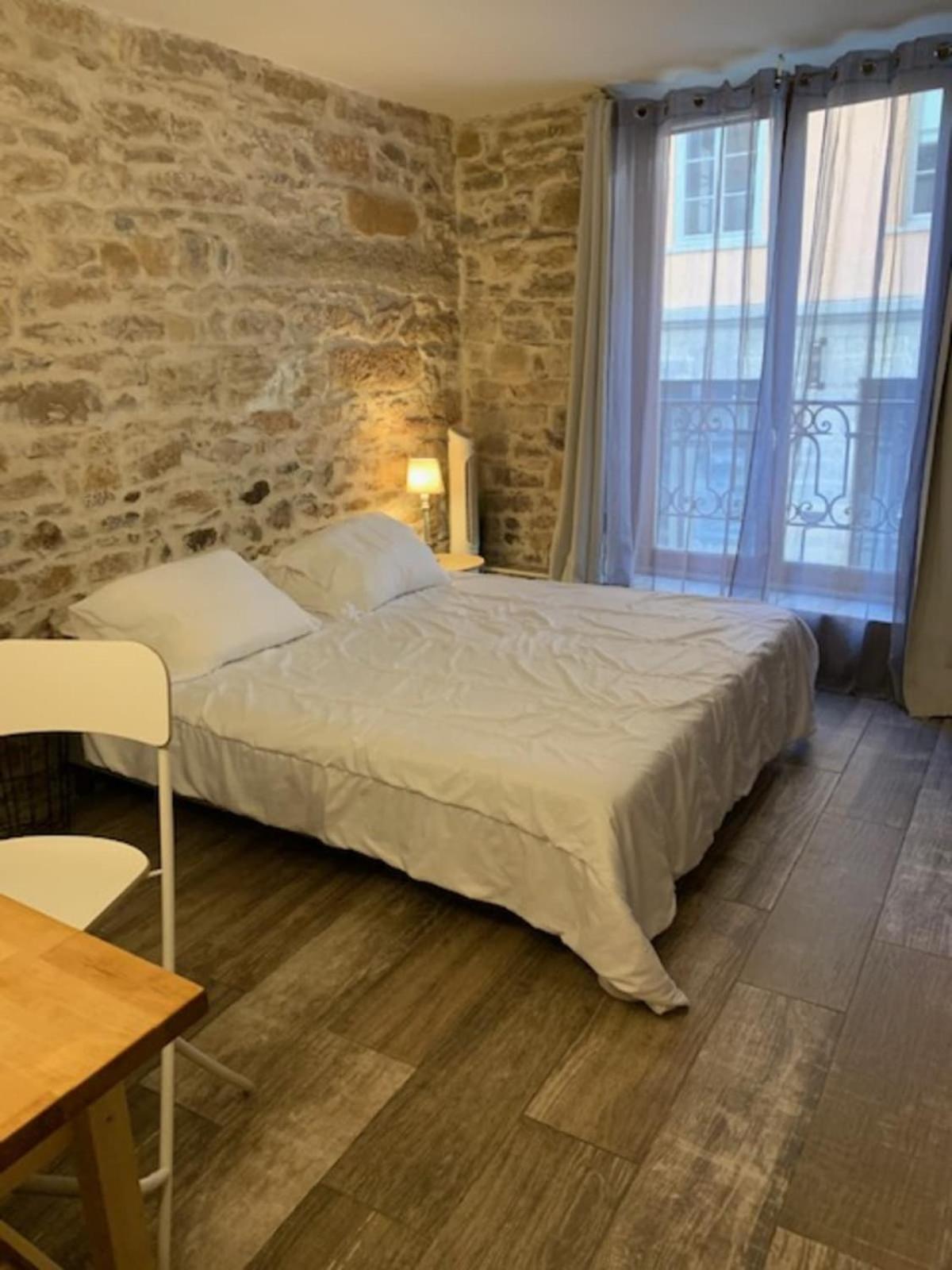 Studio With Exposed Stone Vieux Lyon Kültér fotó